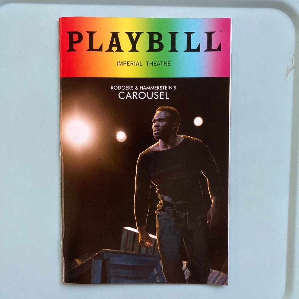 Pride Playbill Carousel Jessie Mueller Joshua Henry Renee Fleming Lindsay Mendez